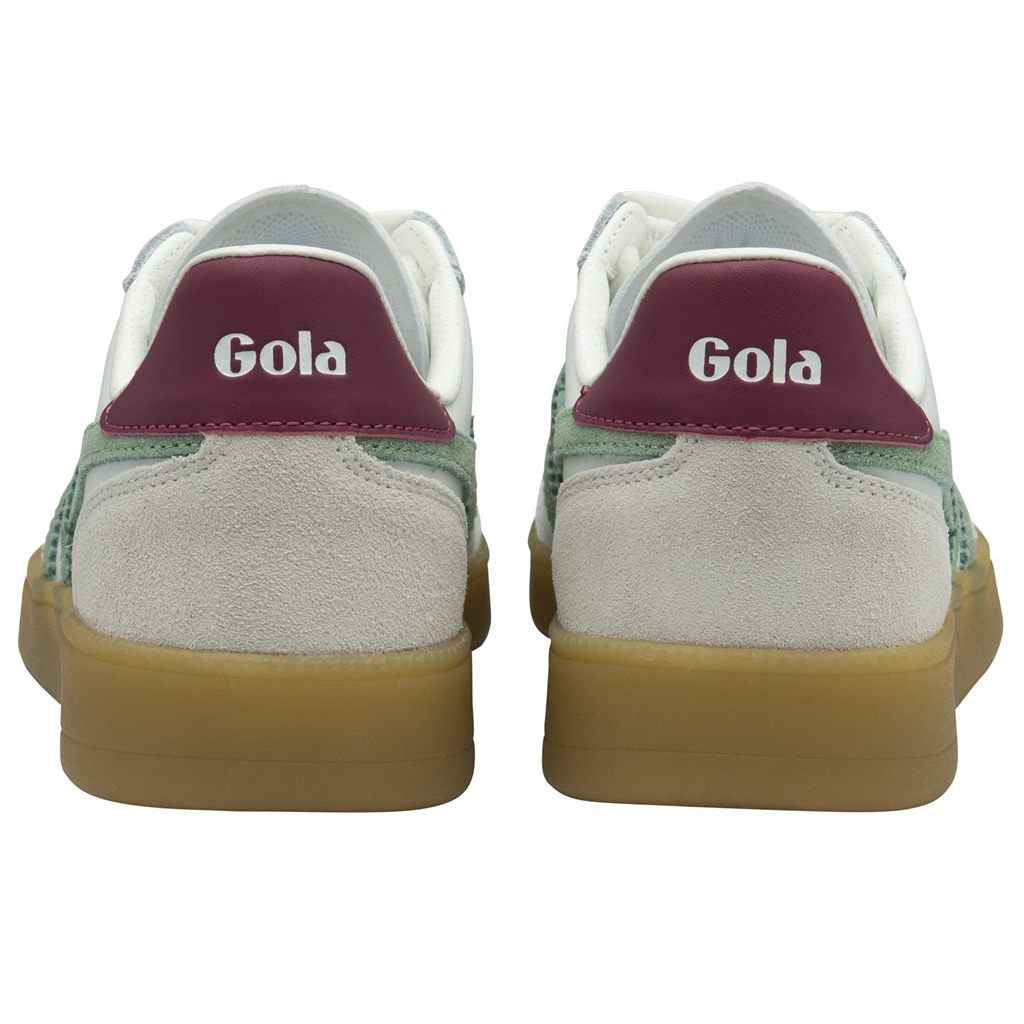 Gola Classics Viper Leather Sneakers Blancos Verdes Mexico | QLC-139640