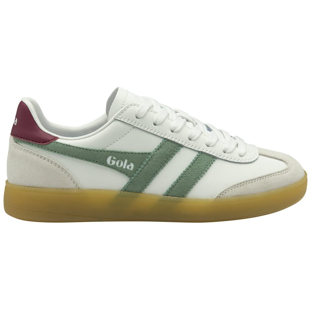 Gola Classics Viper Leather Sneakers Blancos Verdes Mexico | QLC-139640