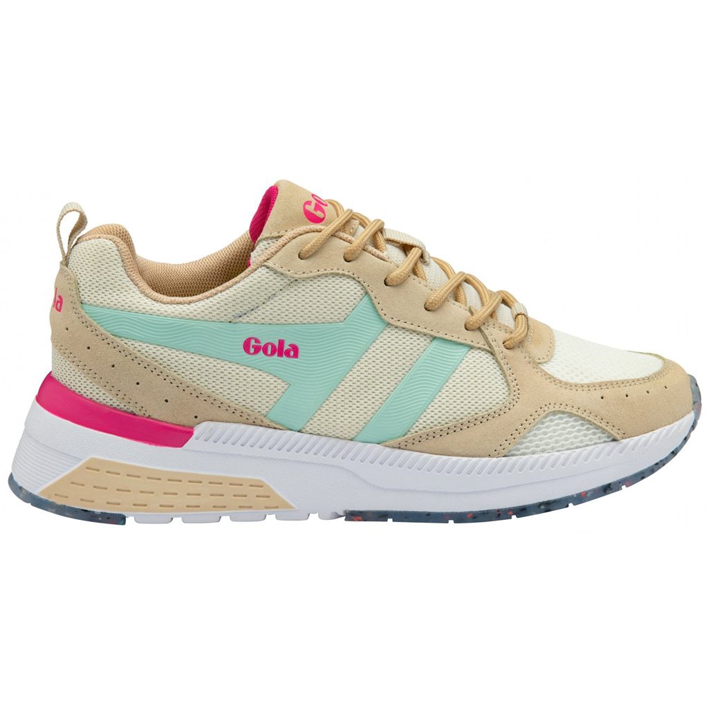 Gola Performance Navis Sneakers Blancos Azules Rosas Mexico | KHP-942361