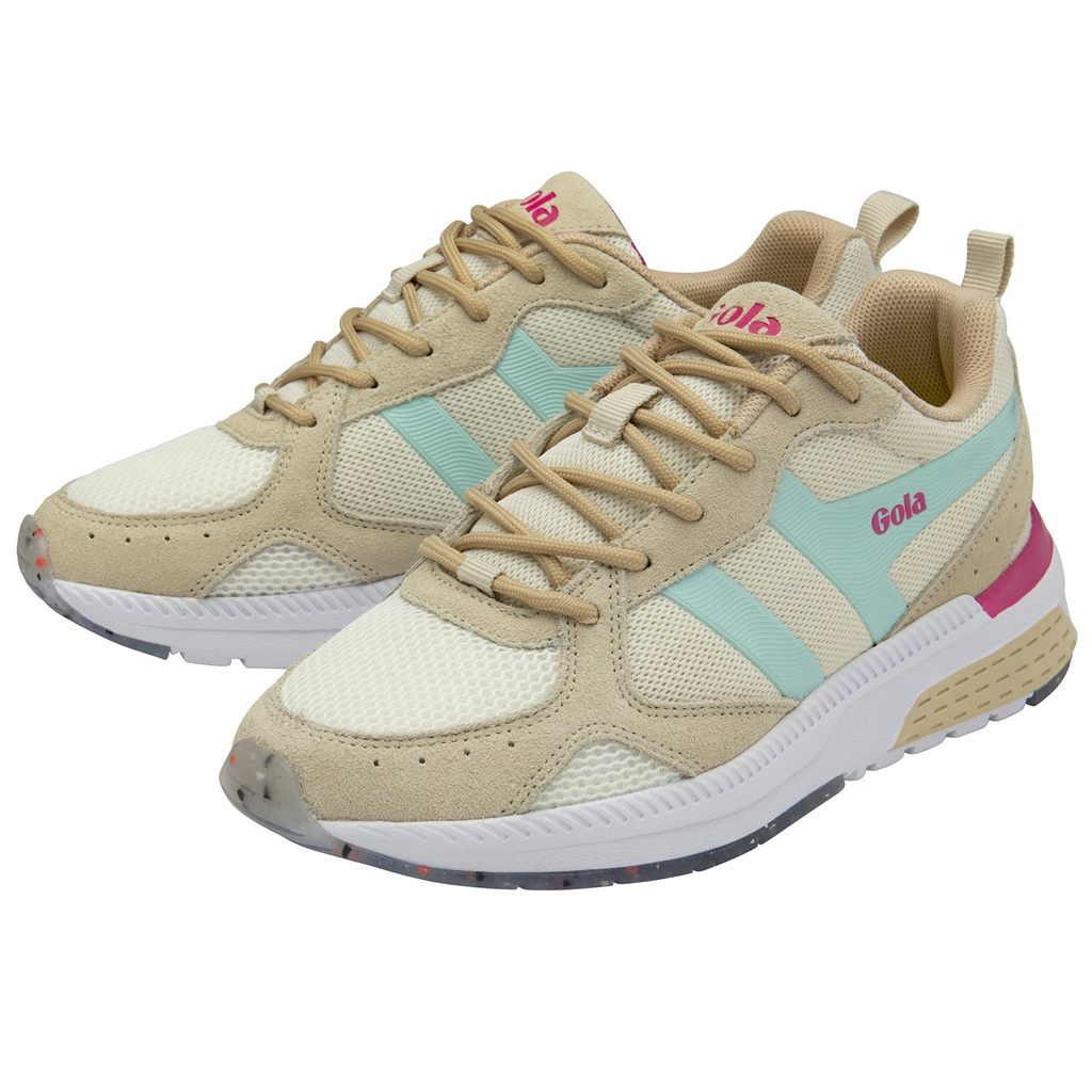 Gola Performance Navis Sneakers Blancos Azules Rosas Mexico | KHP-942361