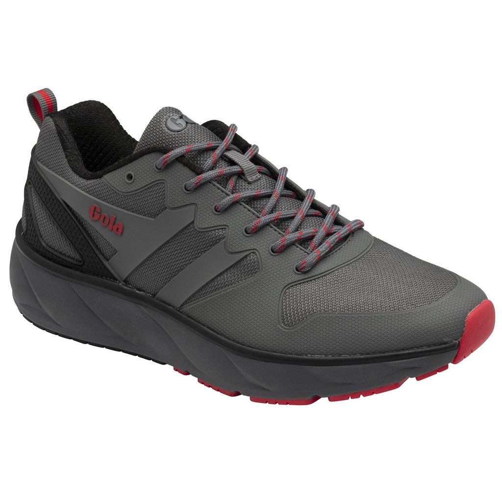 Gola Performance Thunder Sneakers Negros Rojos Oscuro Mexico | DOF-798425