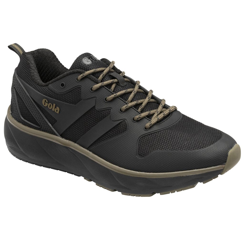 Gola Performance Thunder Sneakers Negros Kaki Mexico | FCN-034968