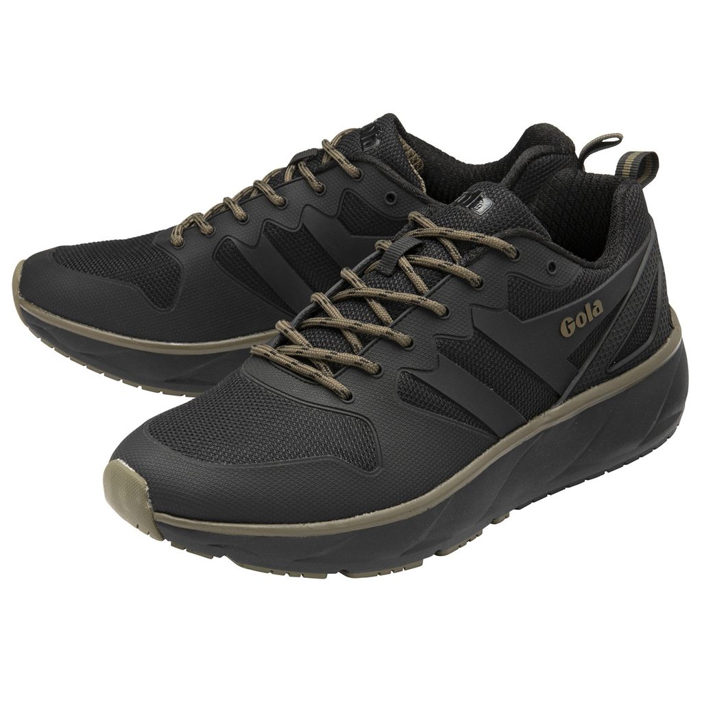 Gola Performance Thunder Sneakers Negros Kaki Mexico | FCN-034968