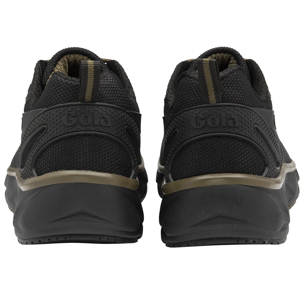 Gola Performance Thunder Sneakers Negros Kaki Mexico | FCN-034968