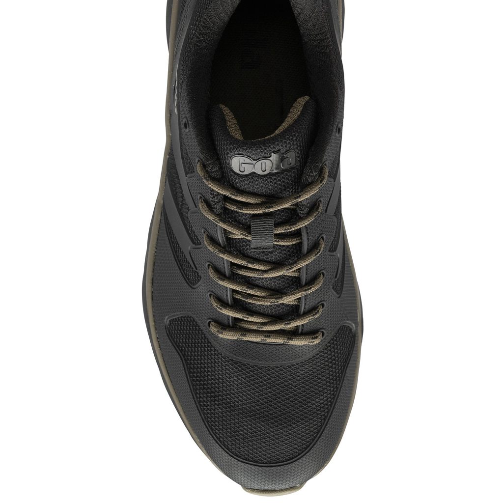 Gola Performance Thunder Sneakers Negros Kaki Mexico | FCN-034968