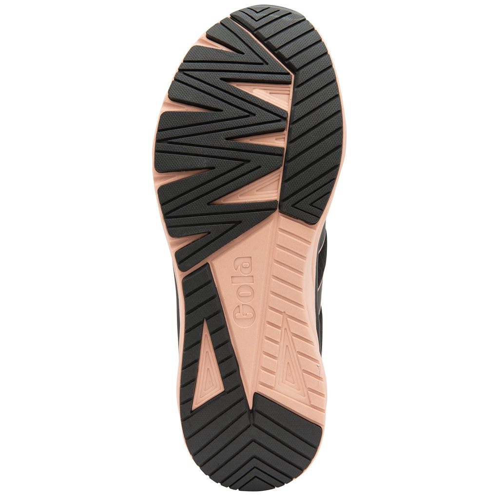 Gola Performance Typhoon Sneakers Negros Rosas Mexico | CPY-748302
