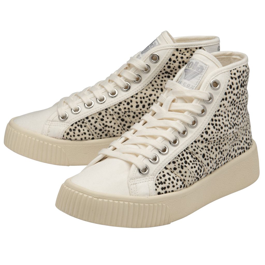 Gola Vegan Classics Baseline High Safari Sneakers Blancos Mexico | PYK-140692