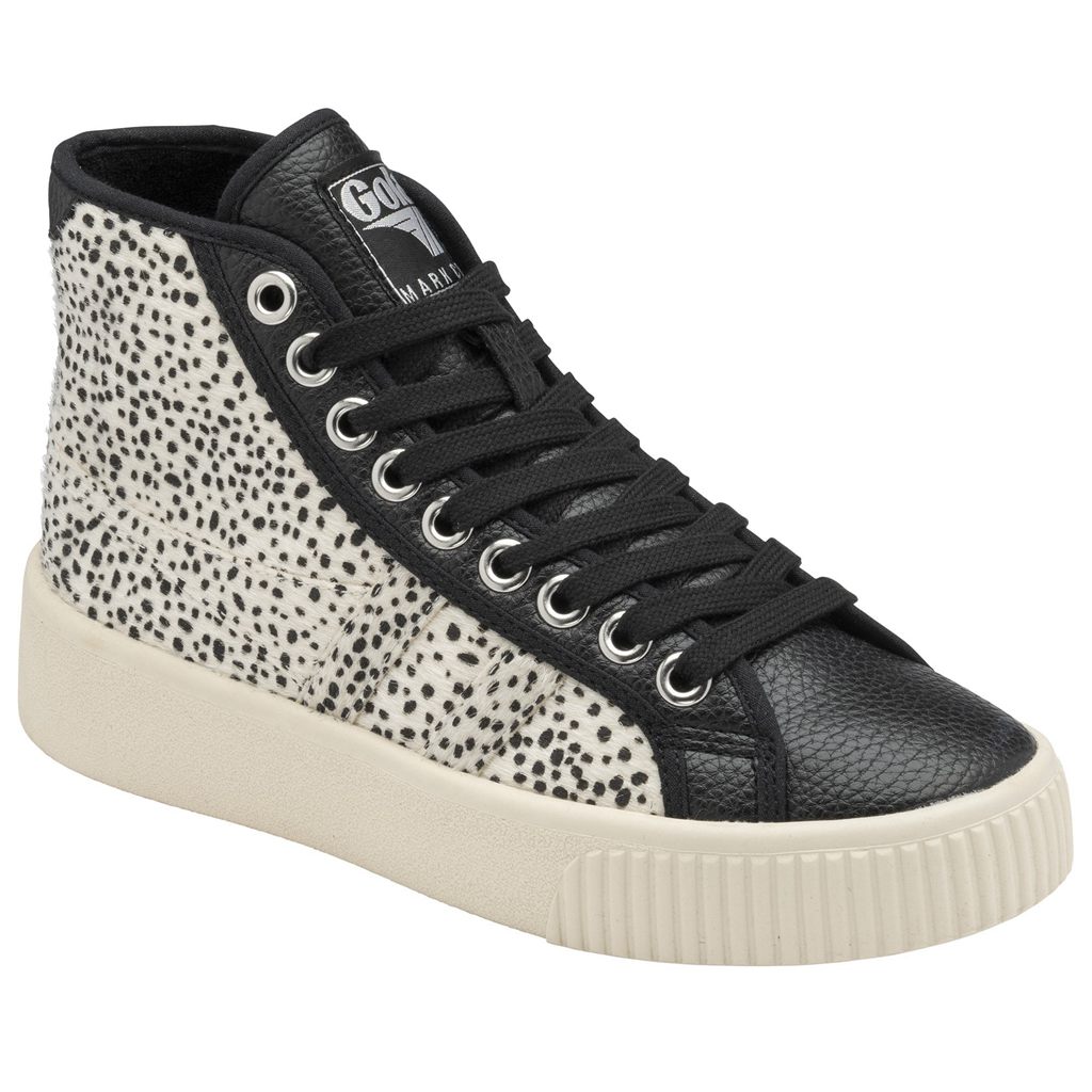 Gola Vegan Classics Baseline High Safari Pure Shoes Negros Mexico | MHW-793015