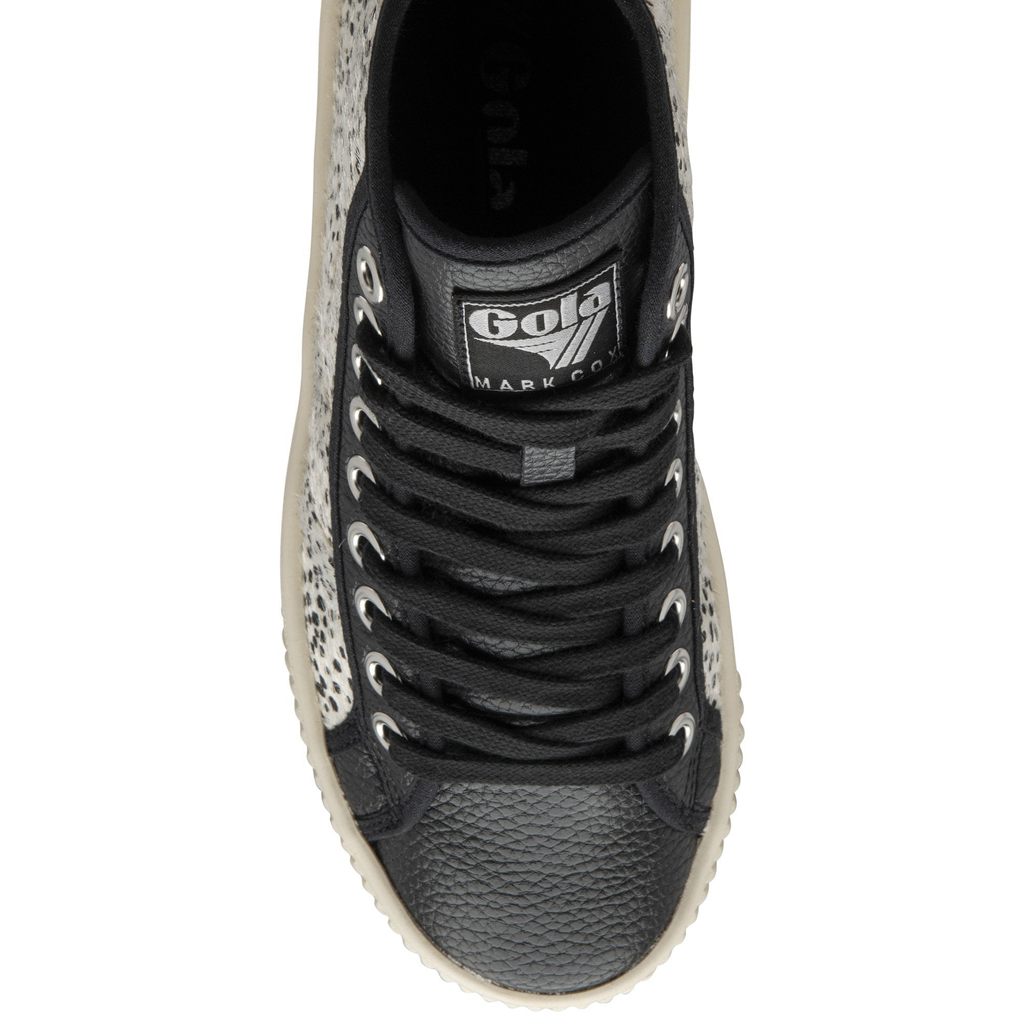 Gola Vegan Classics Baseline High Safari Pure Shoes Negros Mexico | MHW-793015