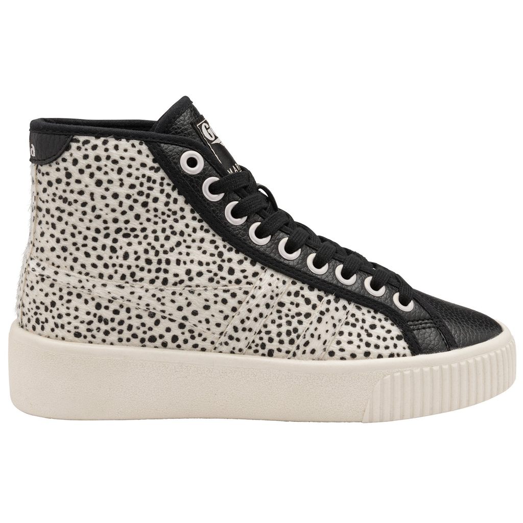 Gola Vegan Classics Baseline High Safari Pure Shoes Negros Mexico | MHW-793015