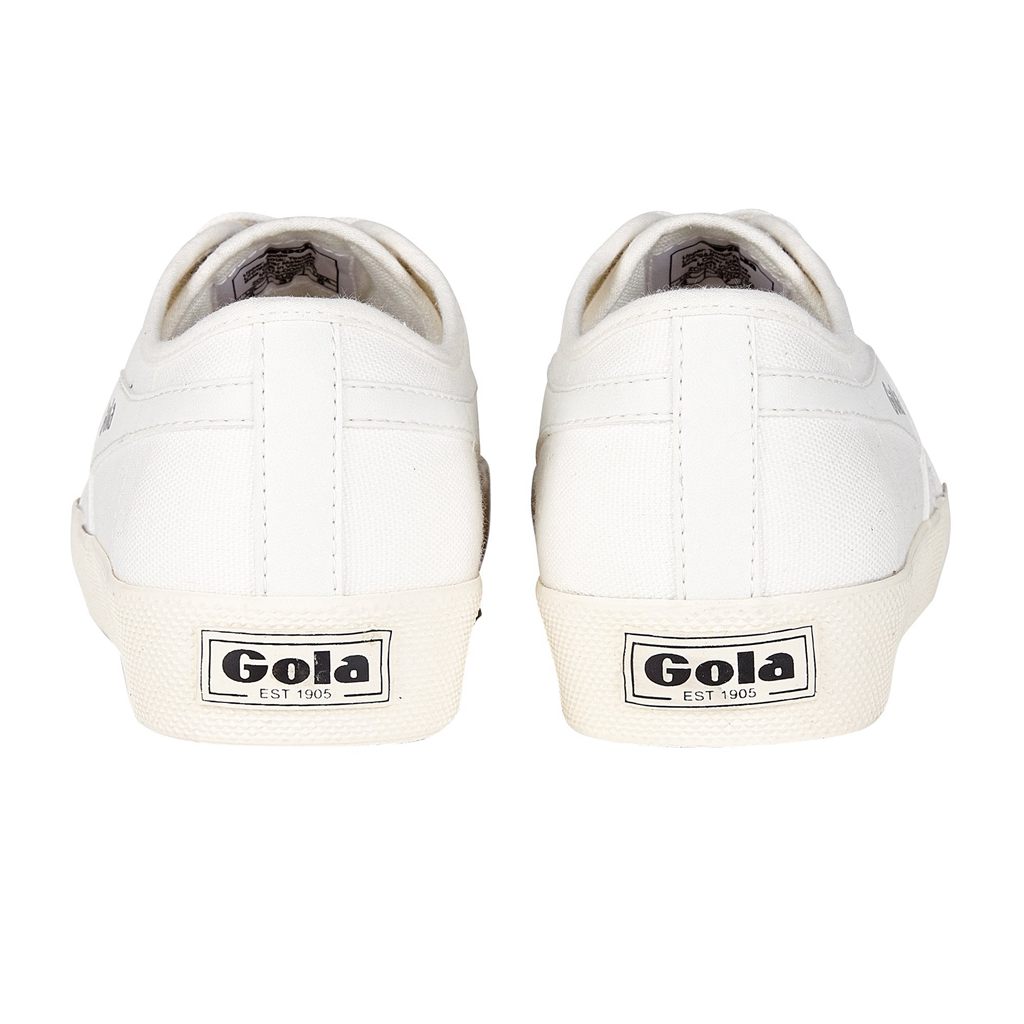 Gola Vegan Classics Coaster Shoes Blancos Blancos Mexico | PYT-095123