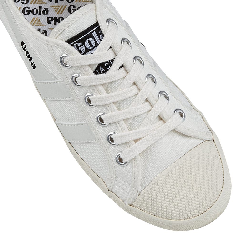 Gola Vegan Classics Coaster Shoes Blancos Blancos Mexico | PYT-095123