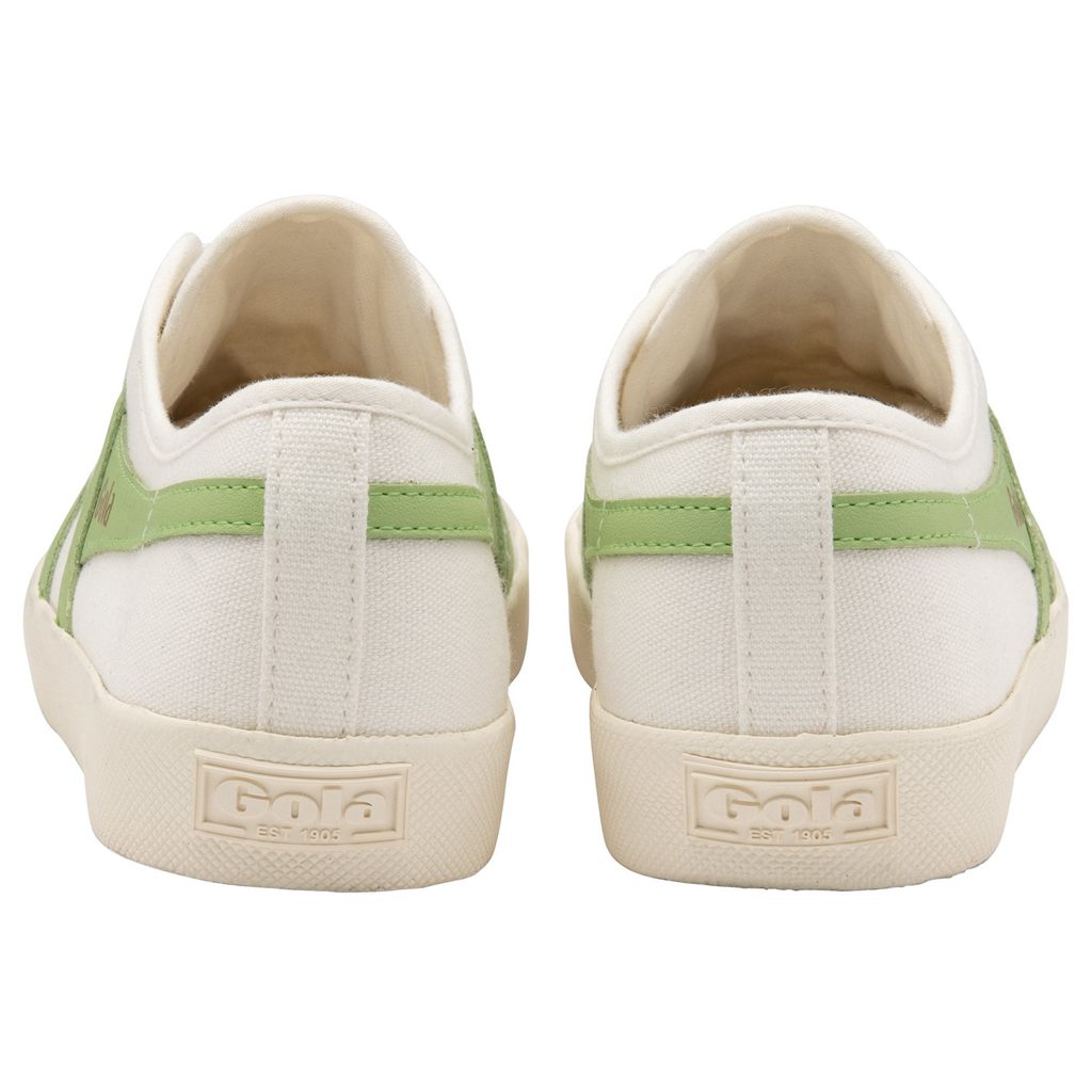 Gola Vegan Classics Coaster Shoes Blancos Verdes Mexico | LMQ-053896