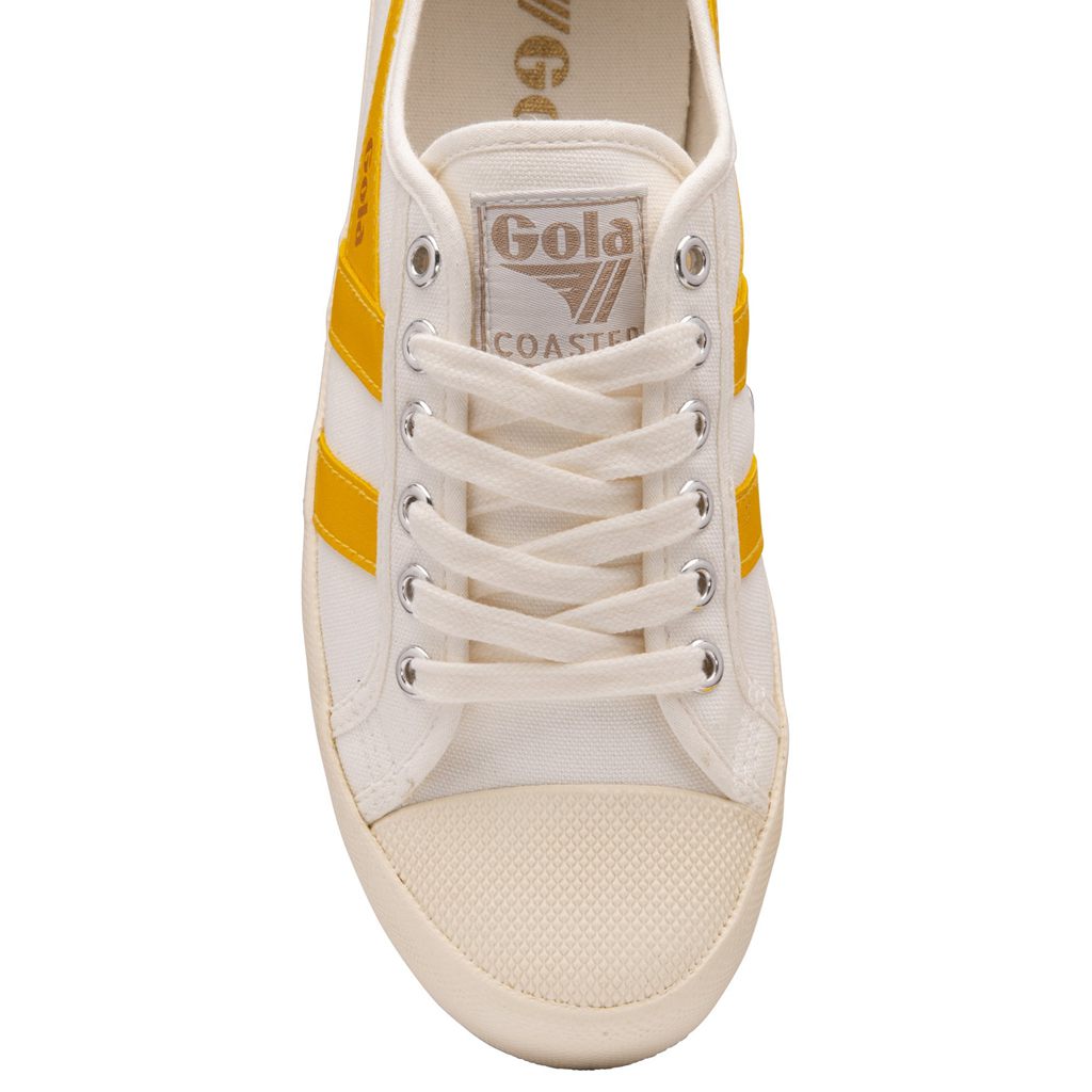 Gola Vegan Classics Coaster Shoes Blancos Mexico | OTN-952431
