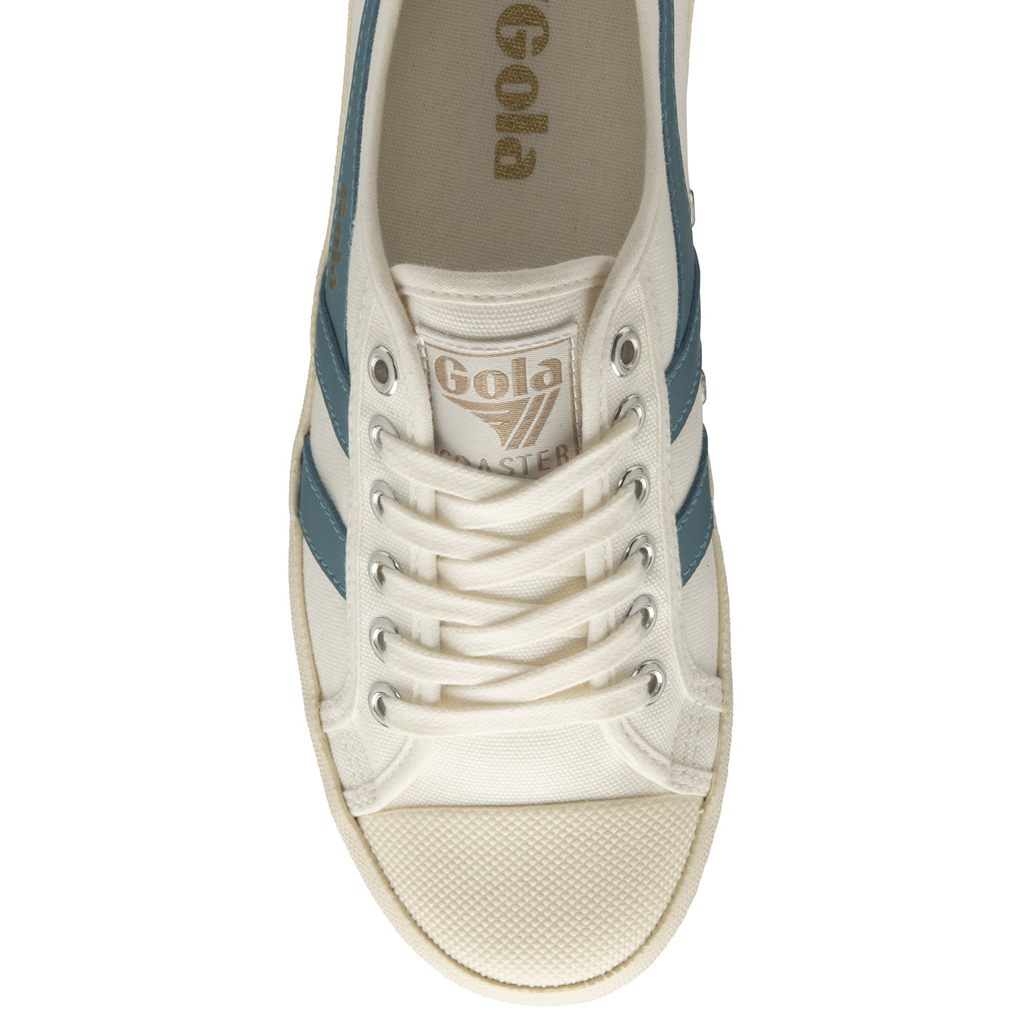 Gola Vegan Classics Coaster Shoes Blancos Mexico | UYQ-249756