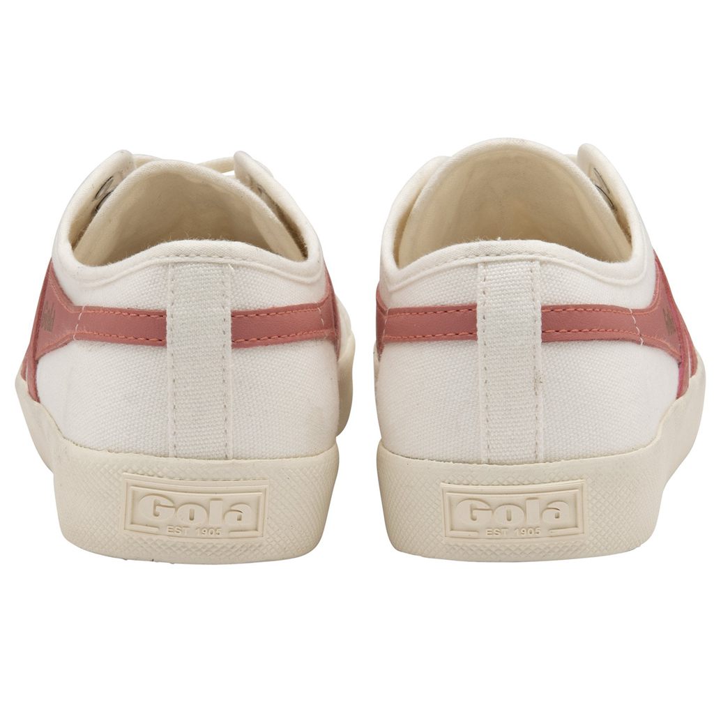Gola Vegan Classics Coaster Shoes Blancos Coral Rosas Mexico | BUI-780135