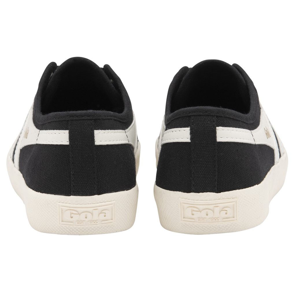 Gola Vegan Classics Coaster Shoes Negros Blancos Dorados Mexico | HGE-291086