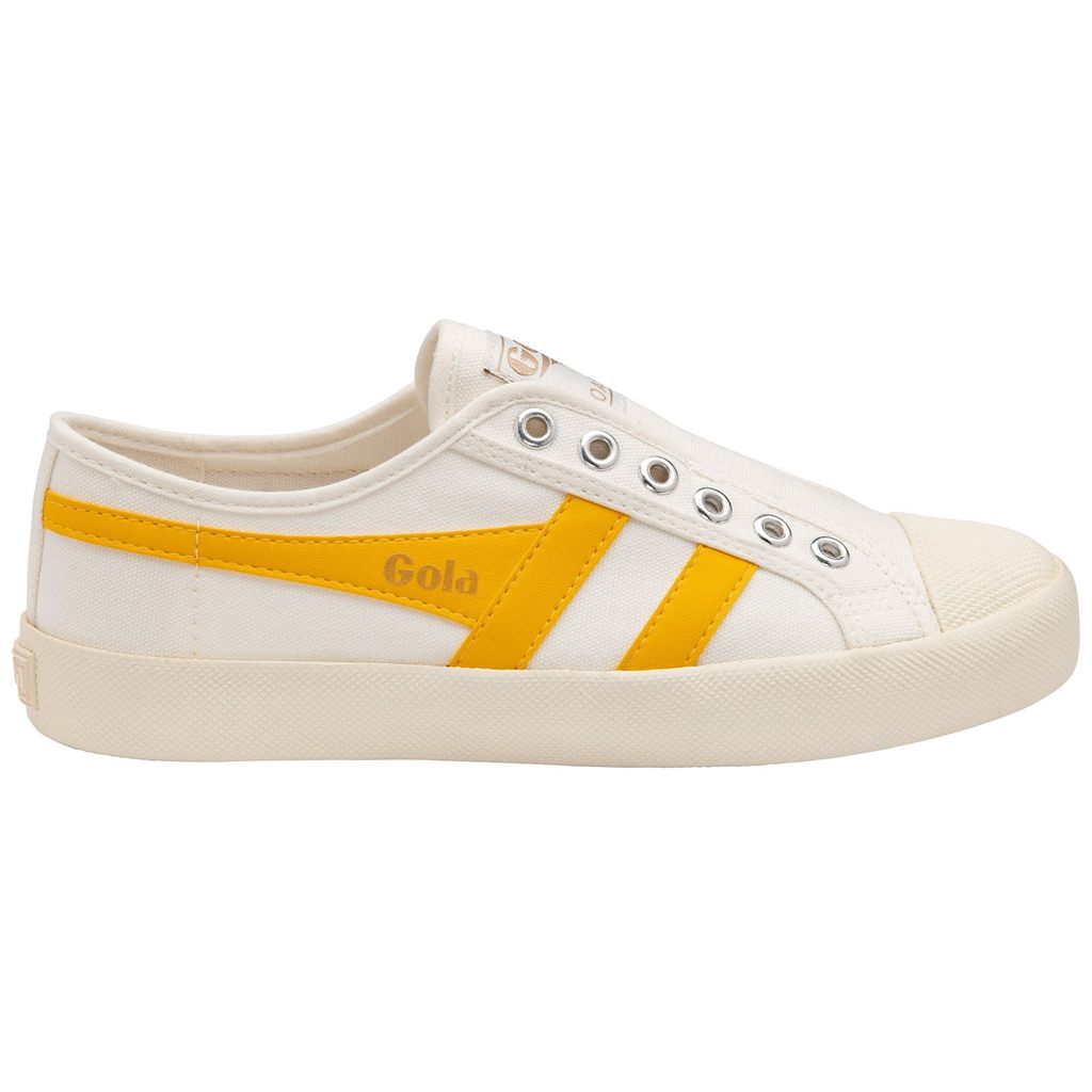 Gola Vegan Classics Coaster Slip Shoes Blancos Mexico | ZDL-201738