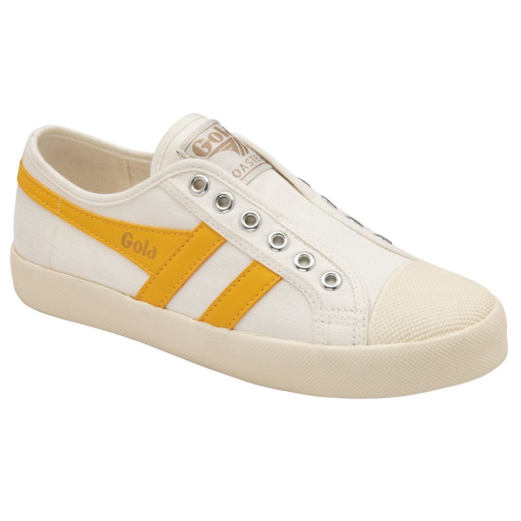 Gola Vegan Classics Coaster Slip Shoes Blancos Mexico | ZDL-201738