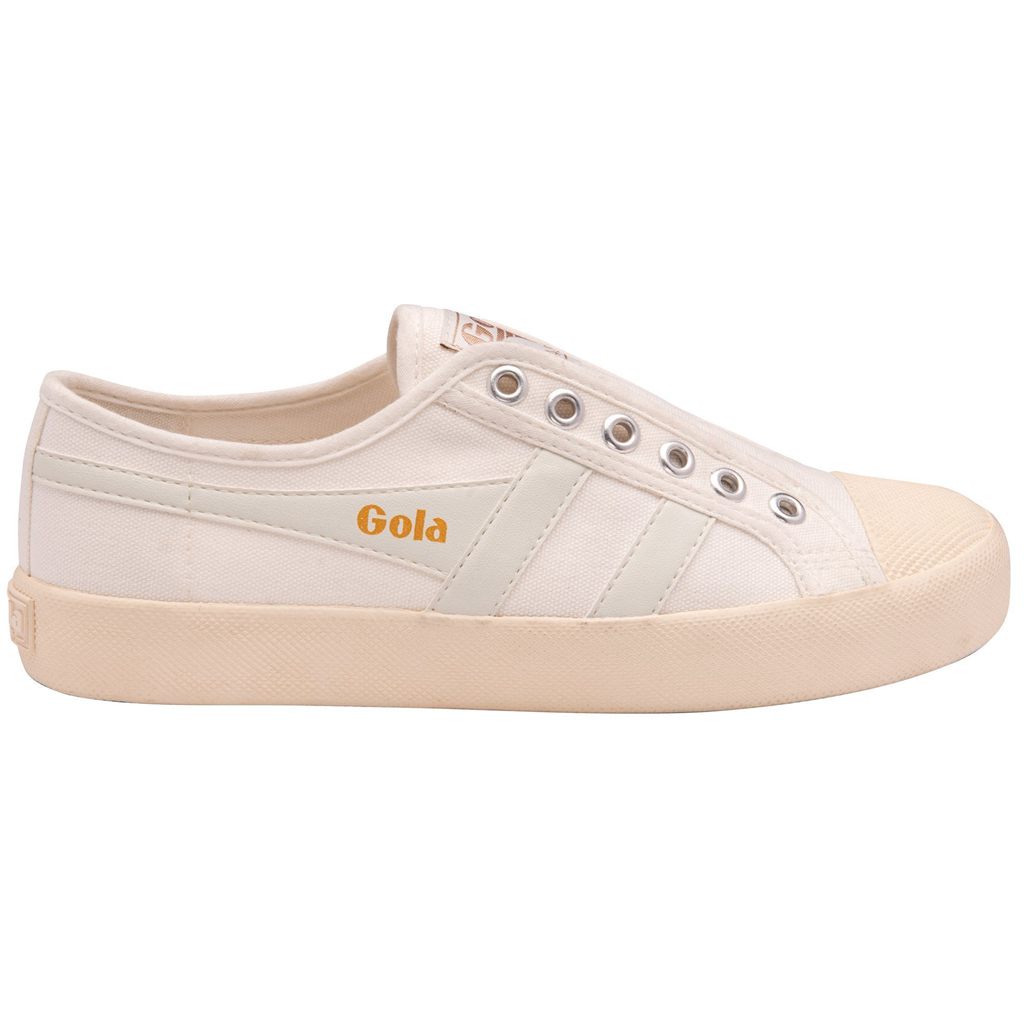 Gola Vegan Classics Coaster Slip Shoes Blancos Blancos Mexico | SGN-789513