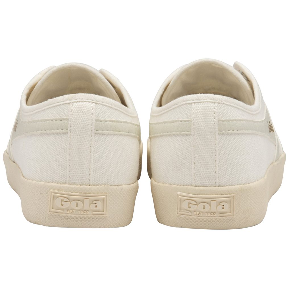 Gola Vegan Classics Coaster Slip Shoes Blancos Blancos Mexico | SGN-789513
