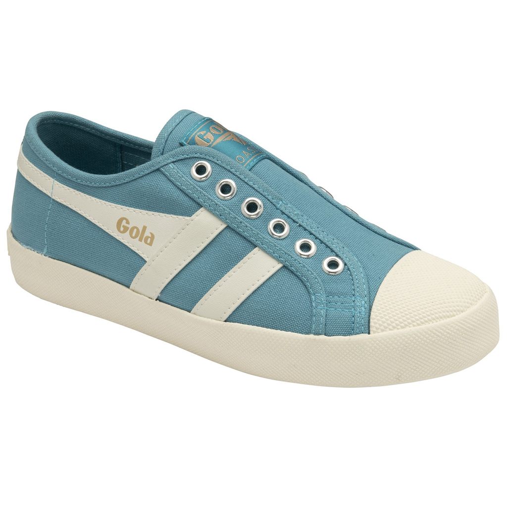 Gola Vegan Classics Coaster Slip Shoes Blancos Mexico | RNM-210897