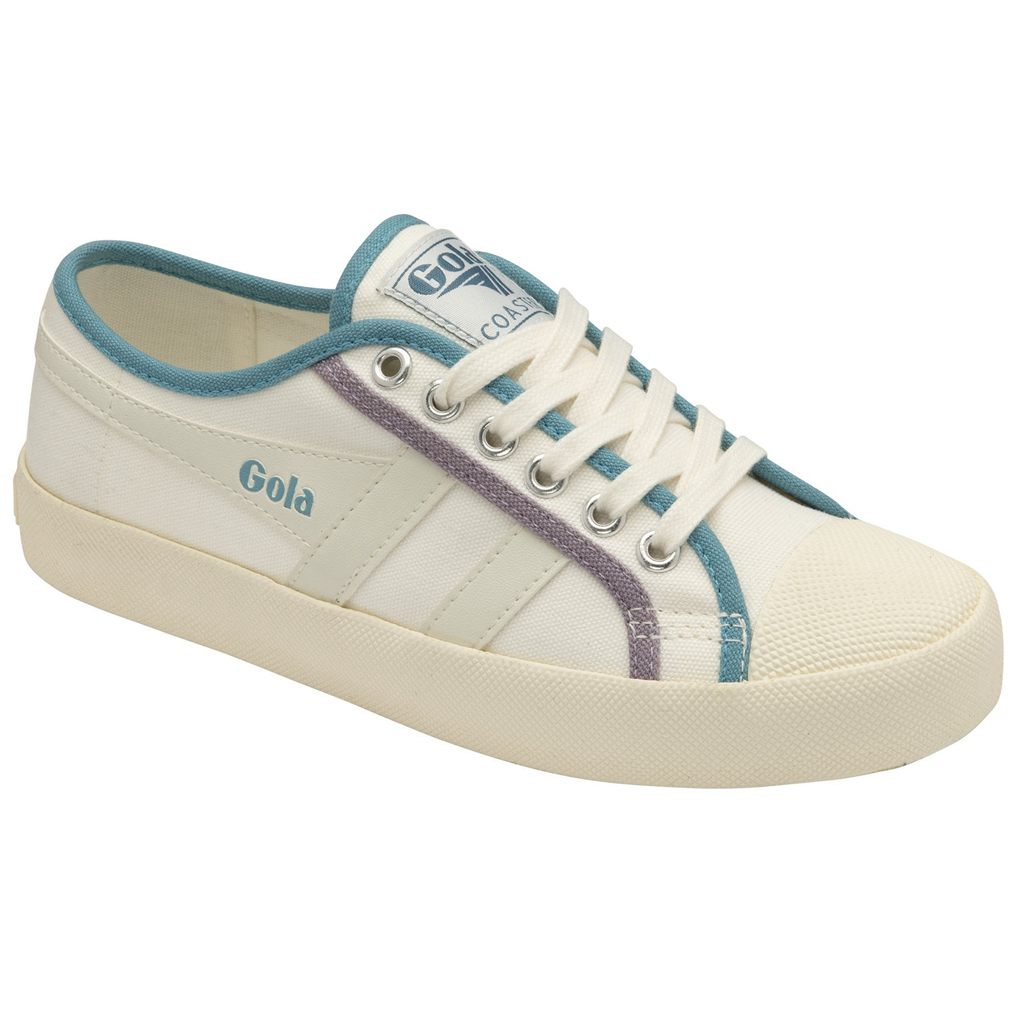 Gola Vegan Classics Coaster Smash Shoes Blancos Mexico | KXF-917283
