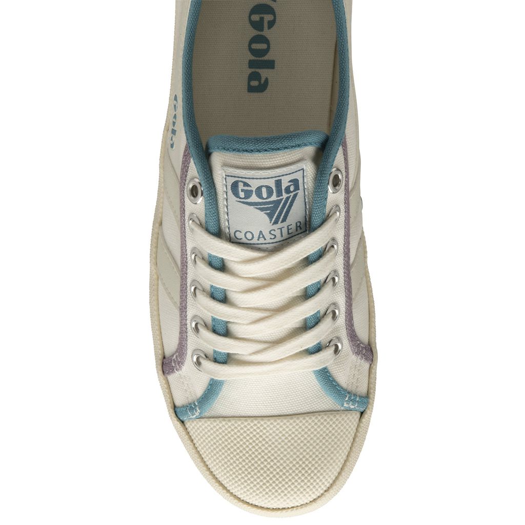 Gola Vegan Classics Coaster Smash Shoes Blancos Mexico | KXF-917283