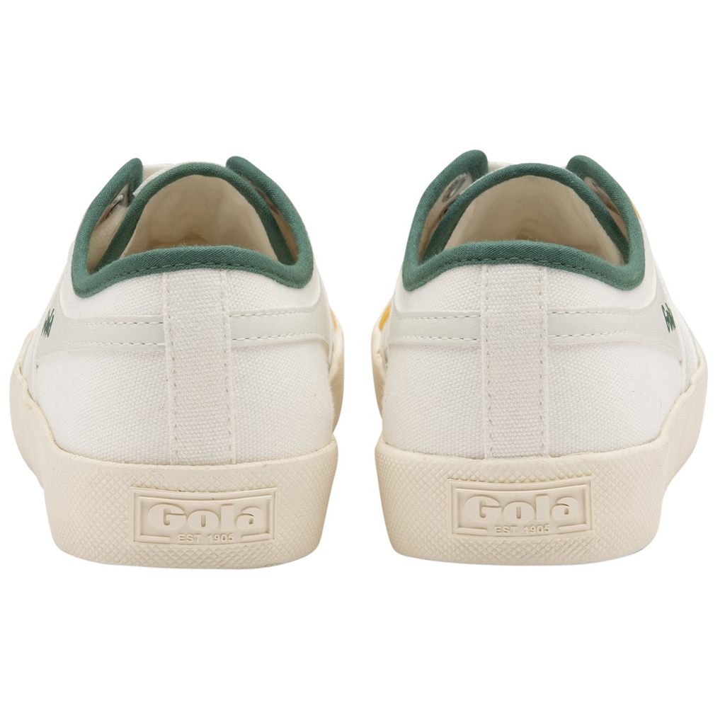 Gola Vegan Classics Coaster Smash Shoes Blancos Verdes Oscuro Mexico | HOD-289617