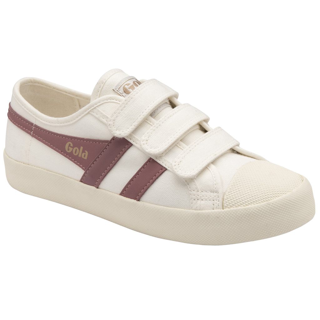 Gola Vegan Classics Coaster Strap Sneakers Blancos Rosas Mexico | EQS-697514