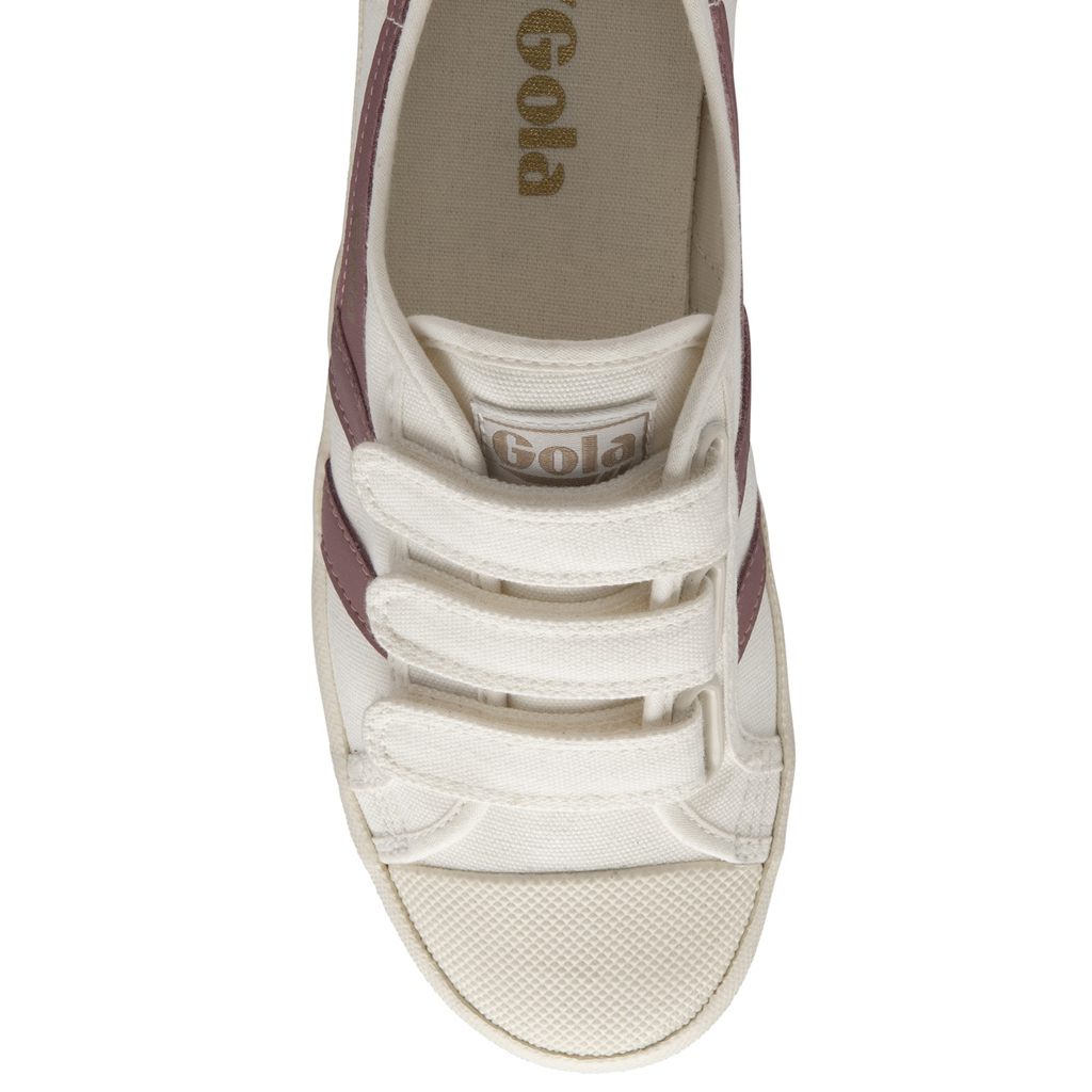 Gola Vegan Classics Coaster Strap Sneakers Blancos Rosas Mexico | EQS-697514