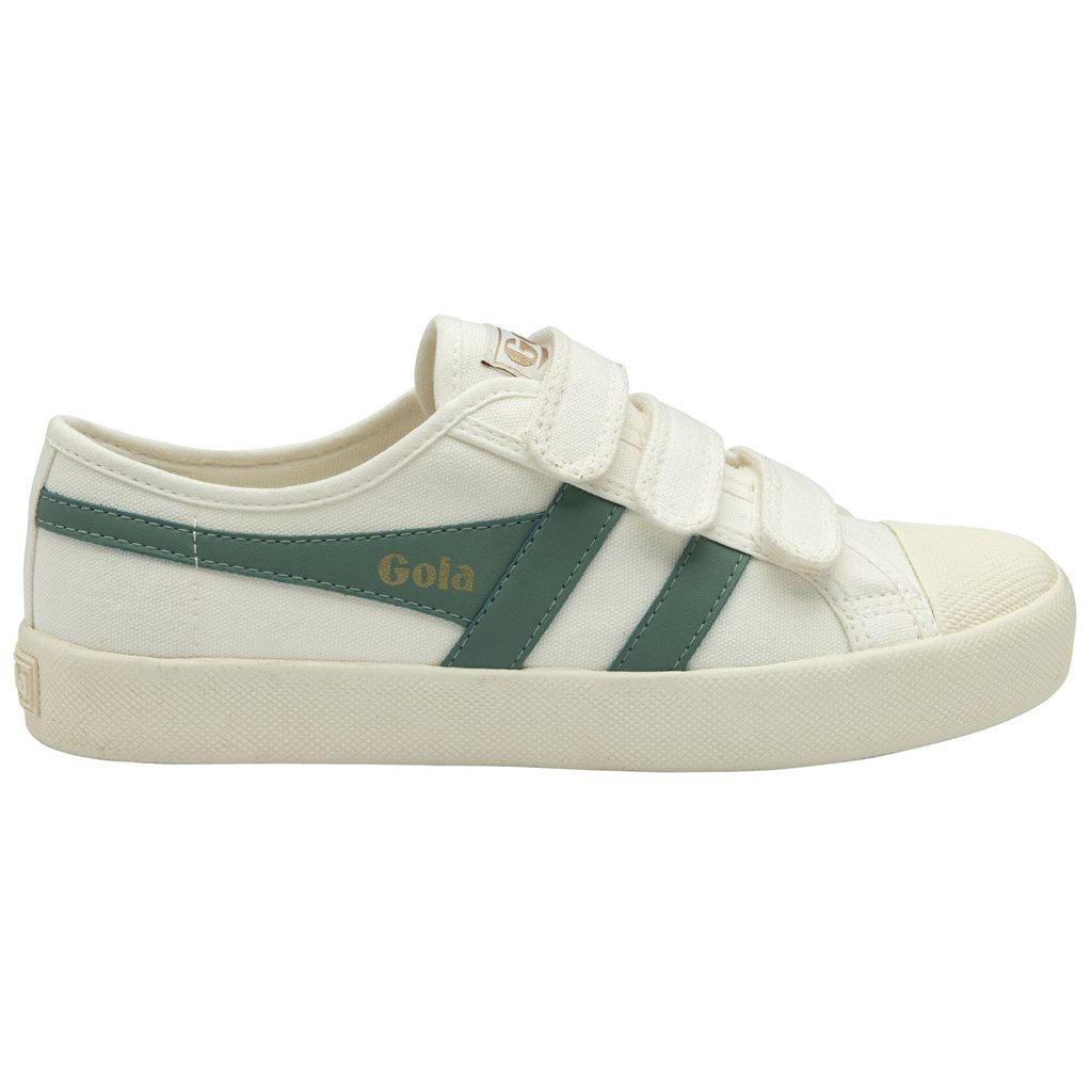 Gola Vegan Classics Coaster Strap Sneakers Blancos Verdes Mexico | LUA-490235