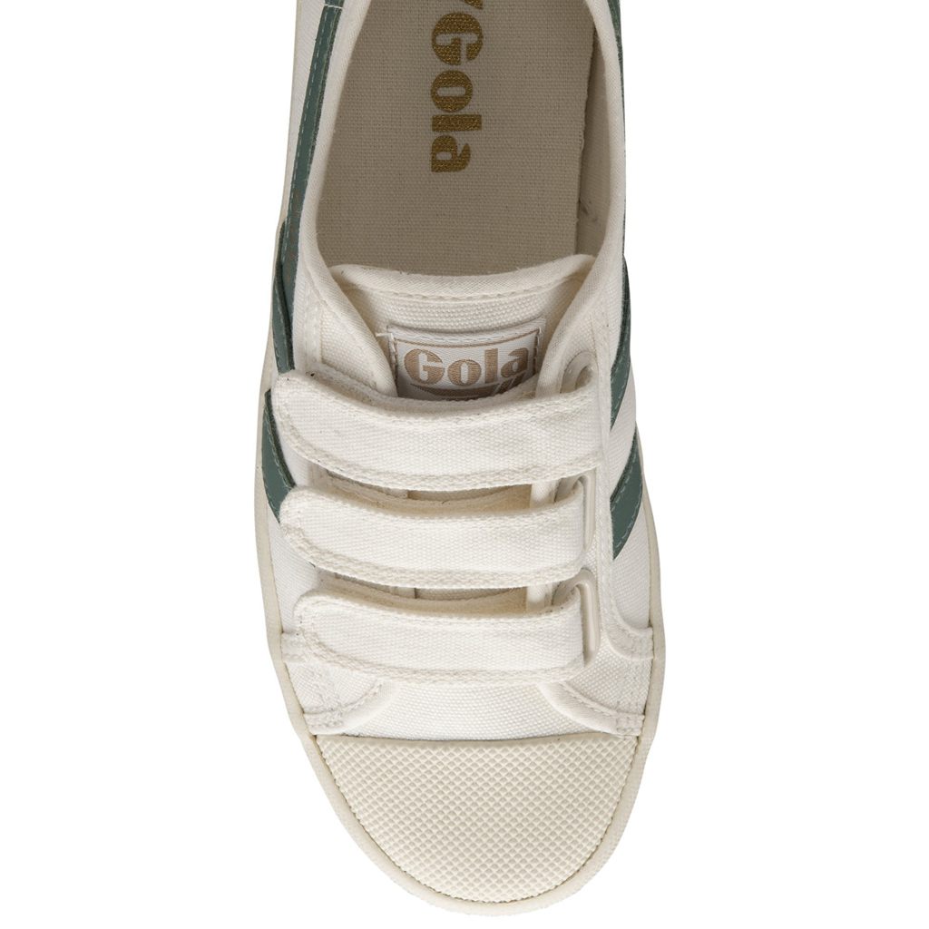 Gola Vegan Classics Coaster Strap Sneakers Blancos Verdes Mexico | LUA-490235