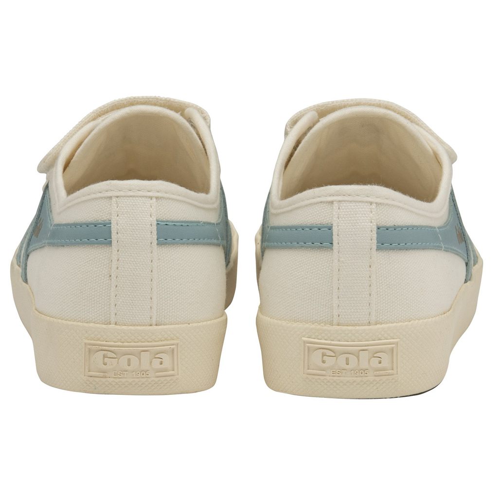 Gola Vegan Classics Coaster Strap Sneakers Blancos Azules Mexico | URM-294830