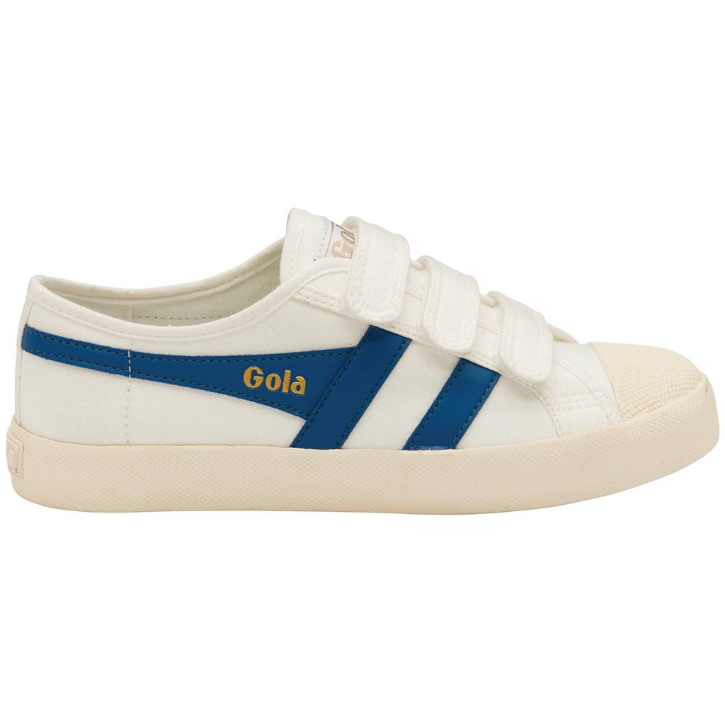 Gola Vegan Classics Coaster Strap Sneakers Blancos Azules Mexico | IPQ-528370