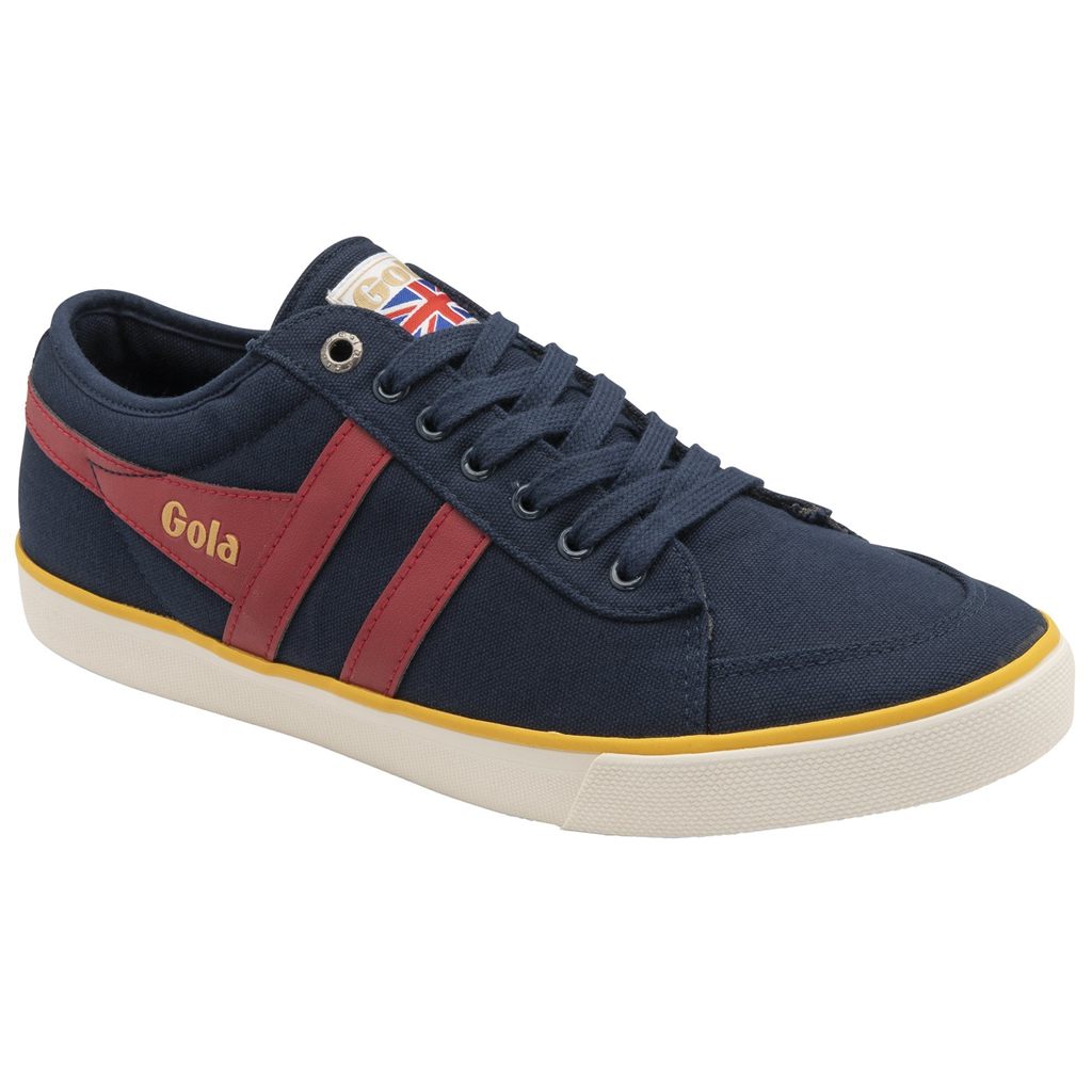 Gola Vegan Classics Comet Plimsoll Sneakers Azul Marino Rojos Oscuro Mexico | JHP-159370