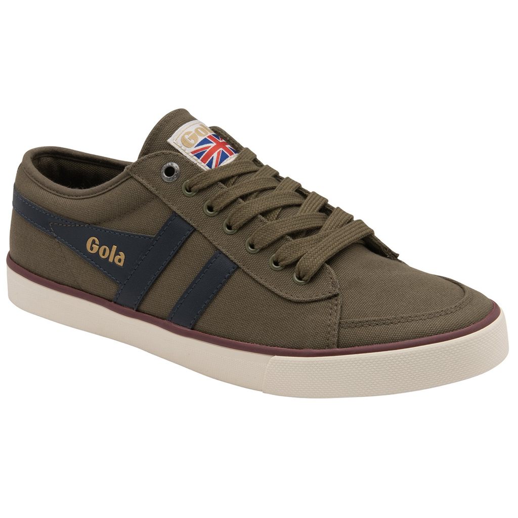 Gola Vegan Classics Comet Plimsoll Sneakers Kaki Azul Marino Vino Mexico | VAF-183976