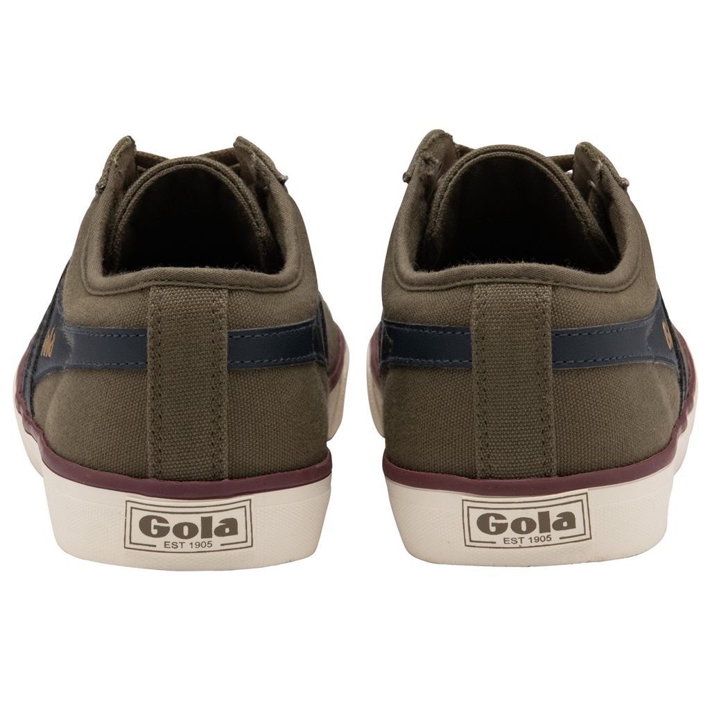Gola Vegan Classics Comet Plimsoll Sneakers Kaki Azul Marino Vino Mexico | VAF-183976