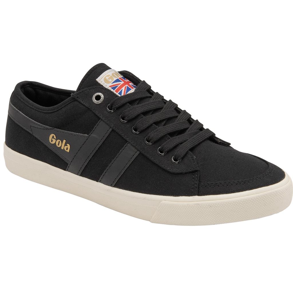 Gola Vegan Classics Comet Plimsoll Sneakers Negros Negros Blancos Mexico | AEQ-408961