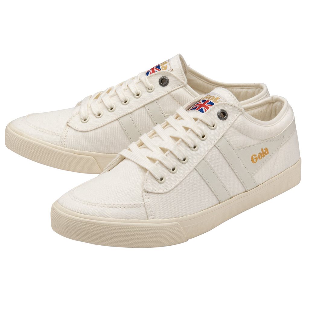 Gola Vegan Classics Comet Plimsoll Sneakers Blancos Blancos Mexico | YVM-680319