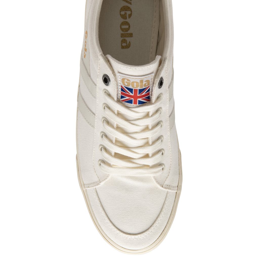 Gola Vegan Classics Comet Plimsoll Sneakers Blancos Blancos Mexico | YVM-680319