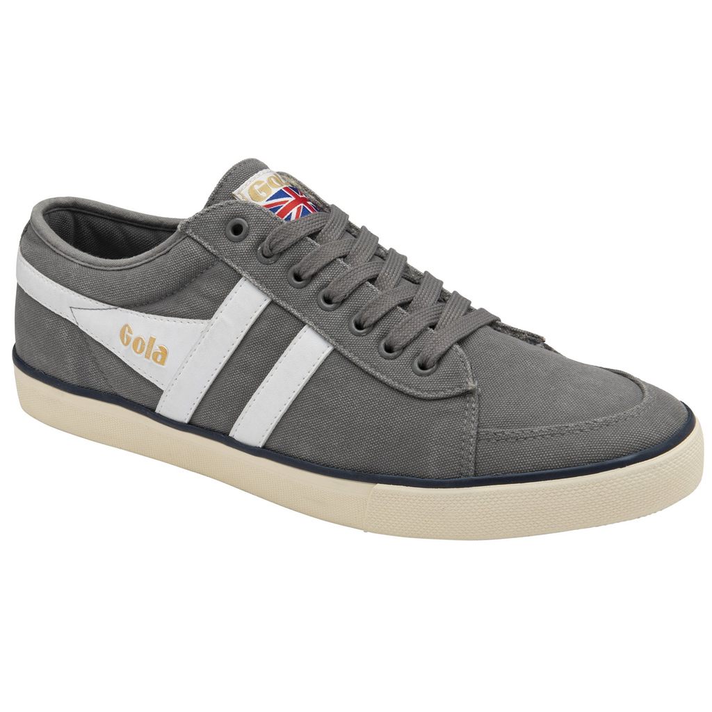 Gola Vegan Classics Comet Plimsoll Sneakers Blancos Azul Marino Mexico | XWS-692457