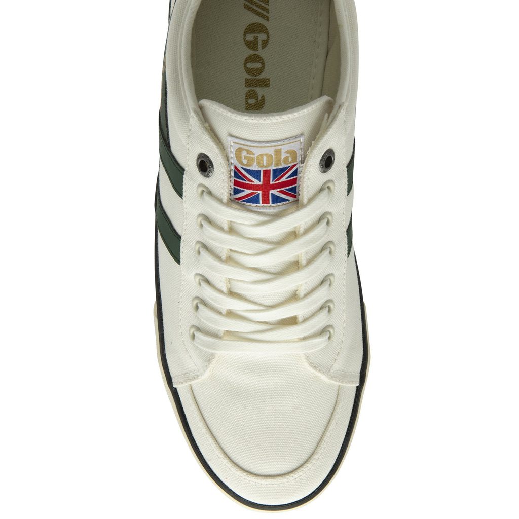 Gola Vegan Classics Comet Plimsoll Sneakers Blancos Negros Mexico | BYP-096785
