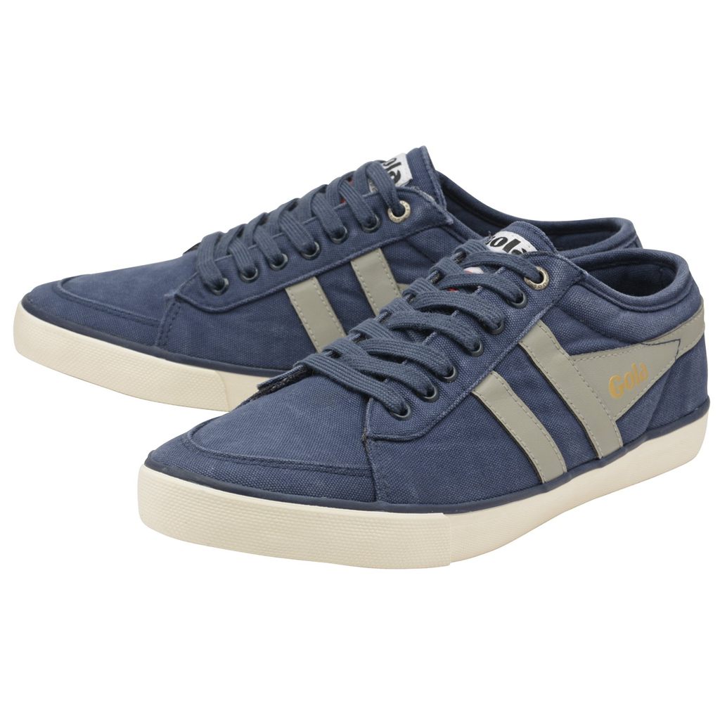 Gola Vegan Classics Comet Plimsoll Sneakers Azul Marino Grises Claro Mexico | GFO-765981