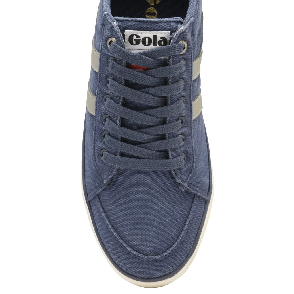 Gola Vegan Classics Comet Plimsoll Sneakers Azul Marino Grises Claro Mexico | GFO-765981