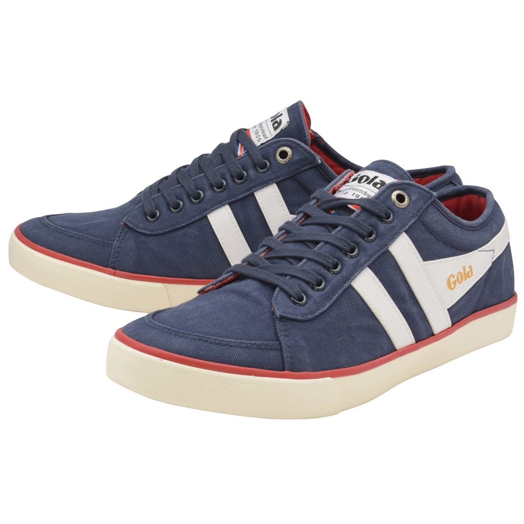 Gola Vegan Classics Comet Plimsoll Sneakers Azul Marino Blancos Mexico | JMU-795216