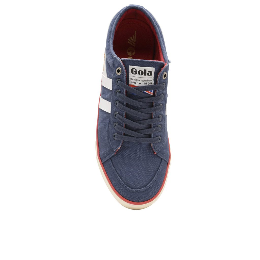 Gola Vegan Classics Comet Plimsoll Sneakers Azul Marino Blancos Mexico | JMU-795216