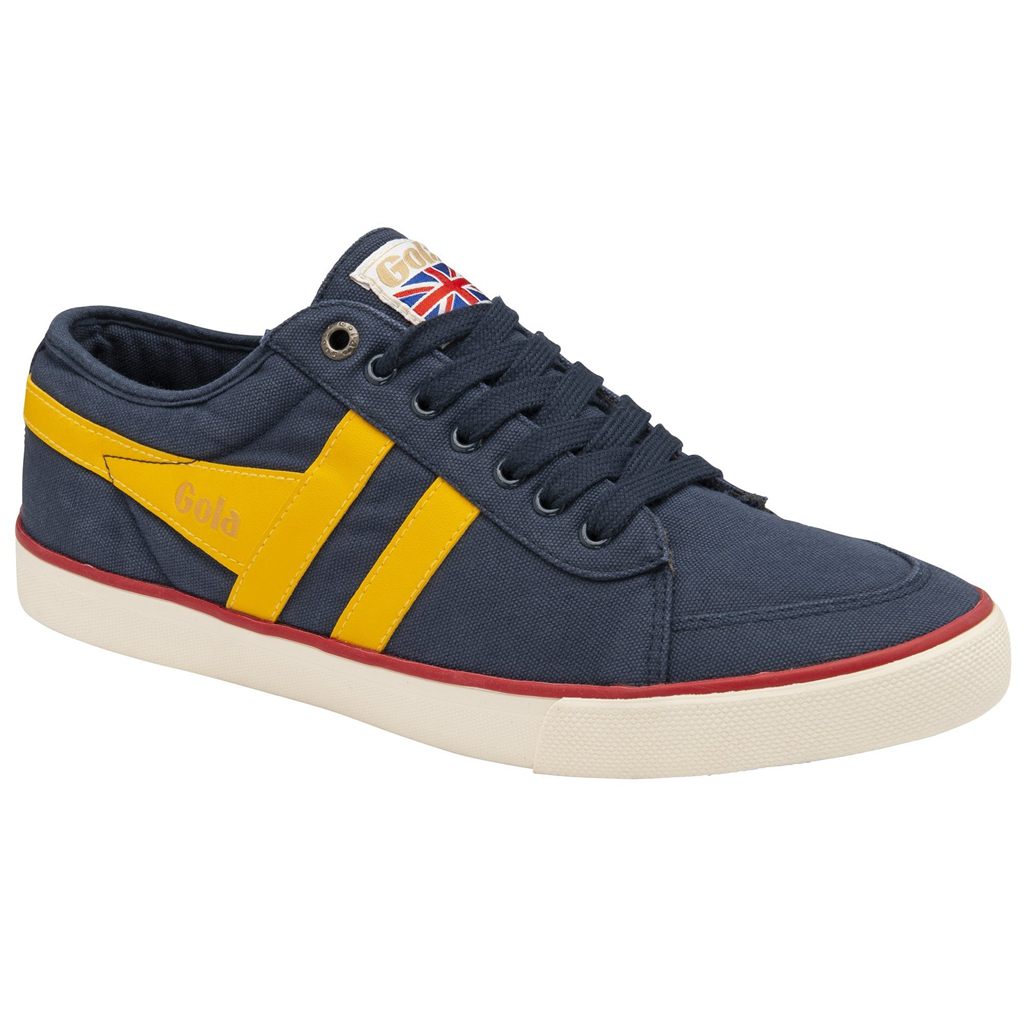 Gola Vegan Classics Comet Plimsoll Sneakers Azul Marino Rojos Mexico | JQB-651784