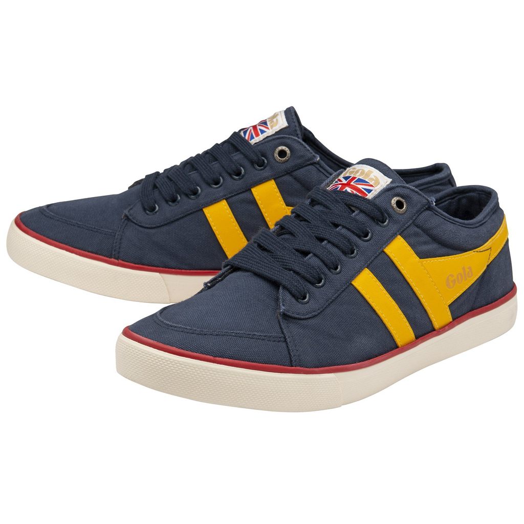 Gola Vegan Classics Comet Plimsoll Sneakers Azul Marino Rojos Mexico | JQB-651784
