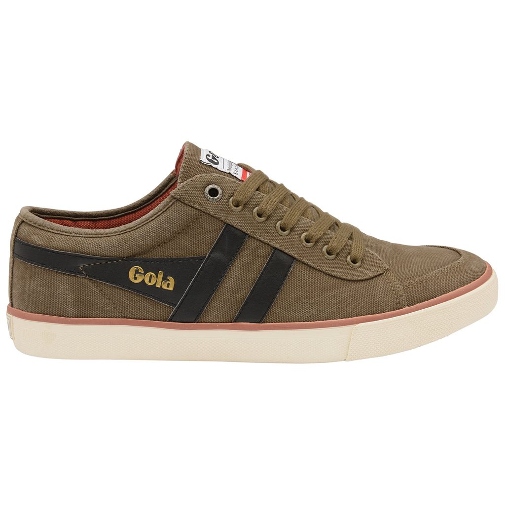 Gola Vegan Classics Comet Plimsoll Trainer Kaki Negros Mexico | UAK-942386